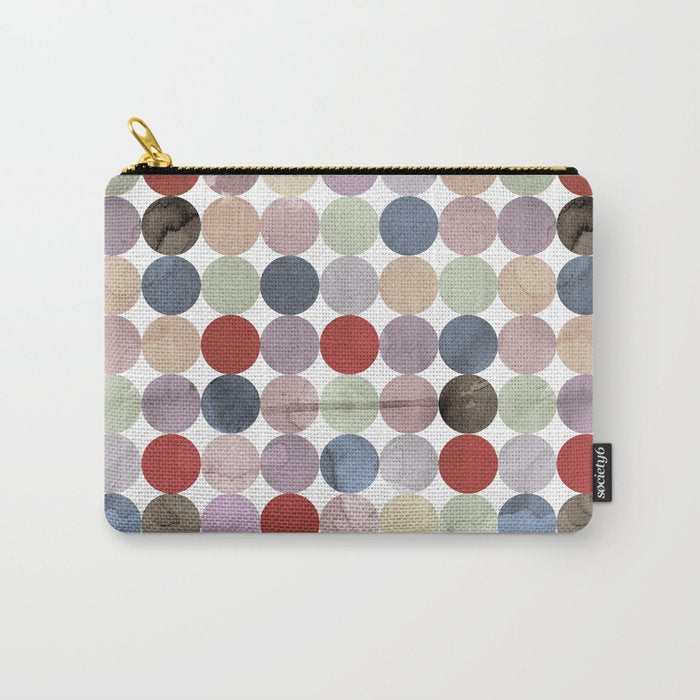 Winter Polka Dots Carry All Pouch Gallery Image 1