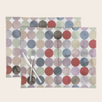 Winter Polka Dots Placemat Gallery Image 1