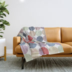 Winter Polka Dots Throw Blanket Gallery Image 1