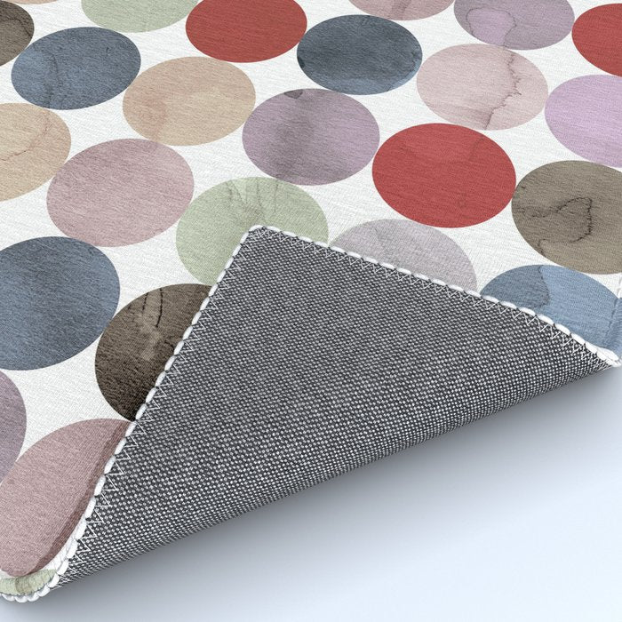 Winter Polka Dots Rug Gallery Image 4