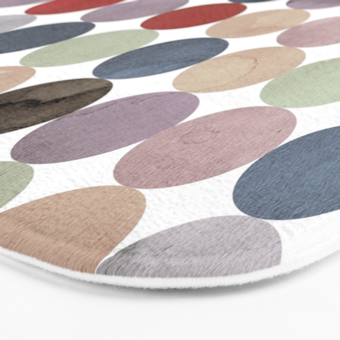 Winter Polka Dots Bath Mat Gallery Image 3