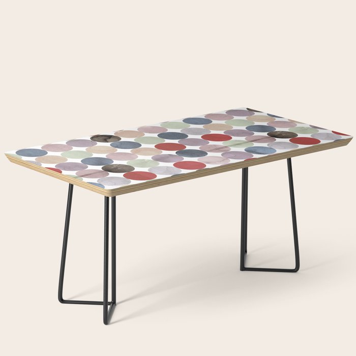 Winter Polka Dots Coffee Table Gallery Image 1