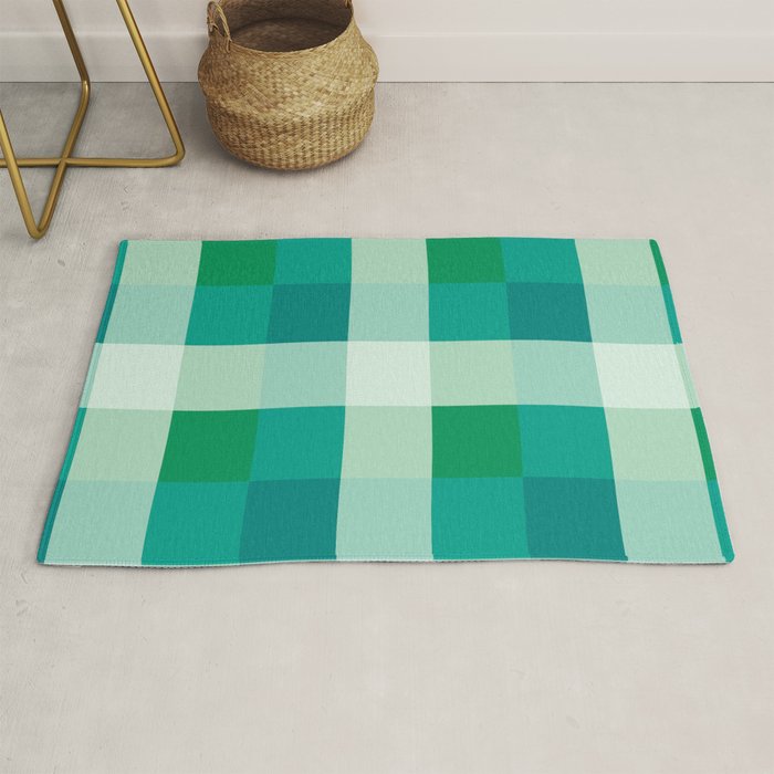 retro color illusion  Rug Gallery Image 1