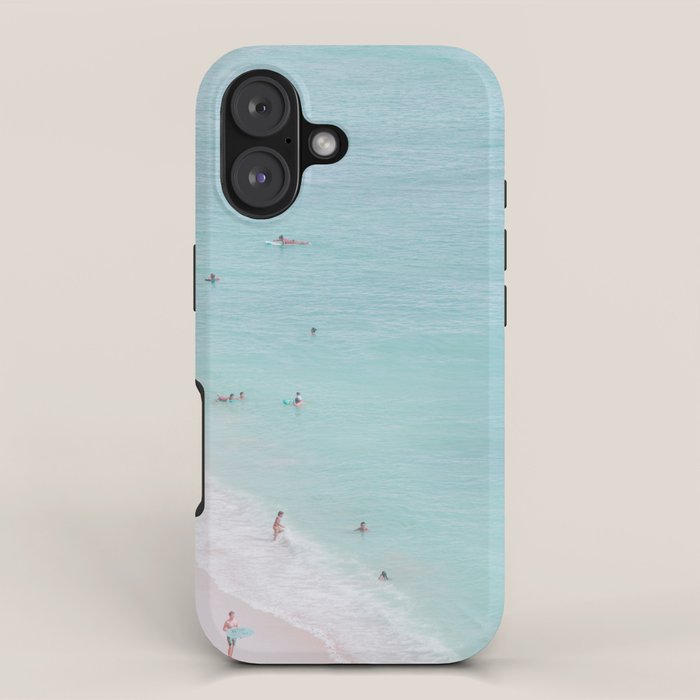 Waikiki Beach Aerial - Ocean Photography iPhone Case Gallery Image 1