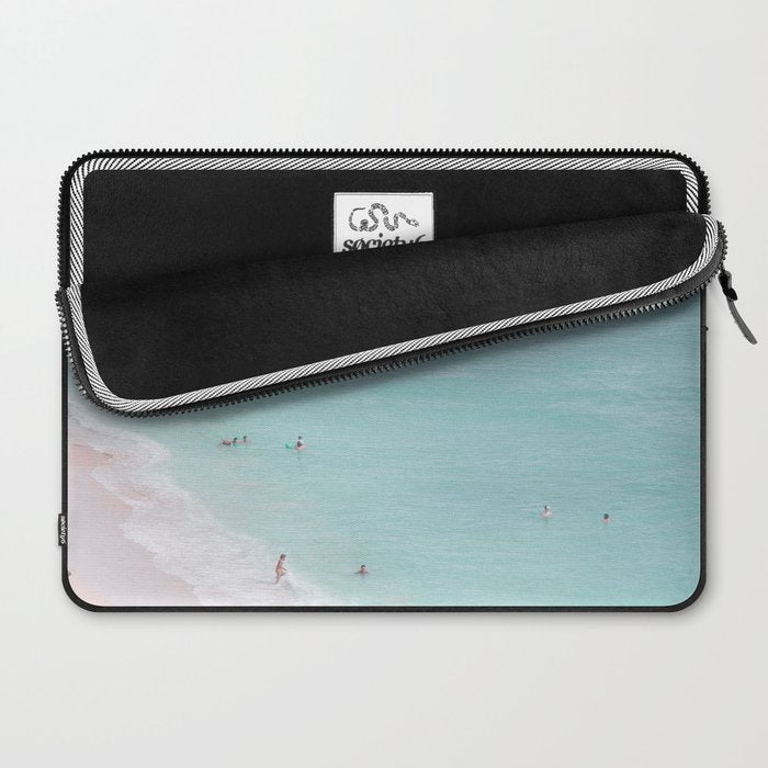 Waikiki Beach Aerial - Ocean Photography Laptop Sleeve Gallery Image 2