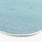 Waikiki Beach Aerial - Ocean Photography Bath Mat Gallery Image 3