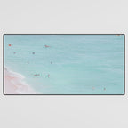 Waikiki Beach Aerial - Ocean Photography Desk Mat Gallery Image 3