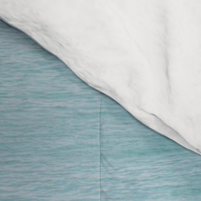 Waikiki Beach Aerial - Ocean Photography Comforter Gallery Image 4