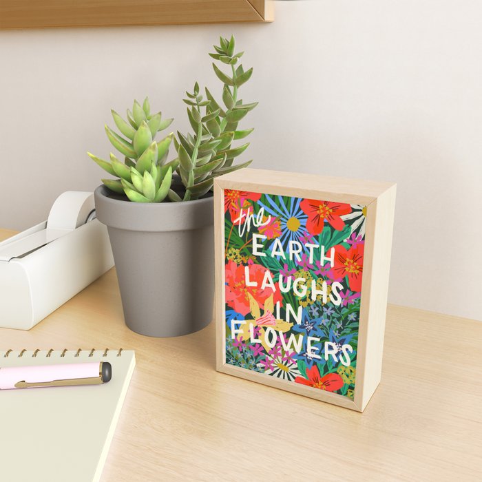 The Earth Laughs Mini Art Print Gallery Image 2