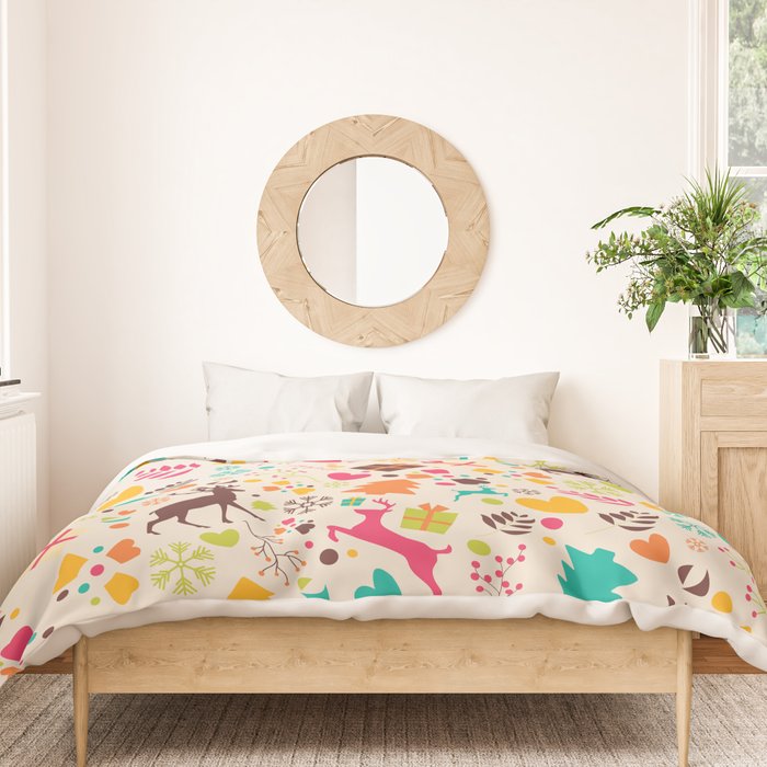 Christmas pattern 01 Duvet Cover Gallery Image 3