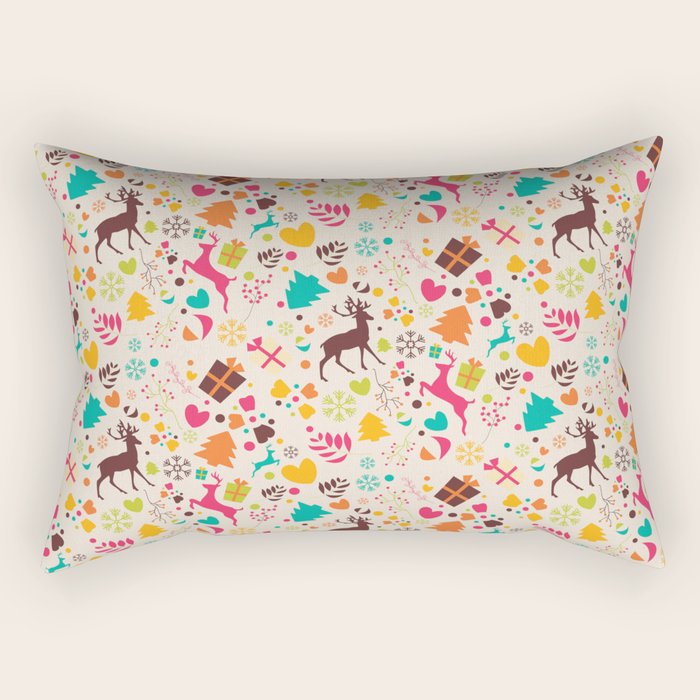 Christmas pattern 01 Rectangular Pillow Gallery Image 2