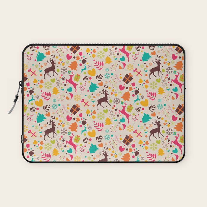Christmas pattern 01 Laptop Sleeve Gallery Image 1
