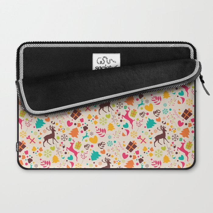 Christmas pattern 01 Laptop Sleeve Gallery Image 2