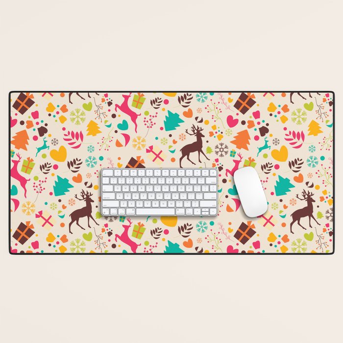 Christmas pattern 01 Desk Mat Gallery Image 1