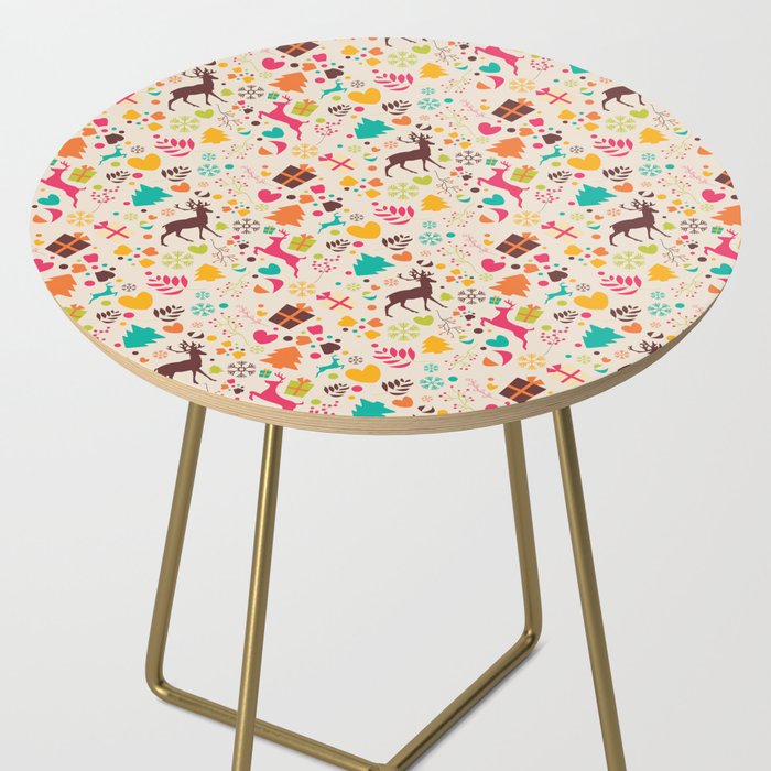 Christmas pattern 01 Side Table Gallery Image 2