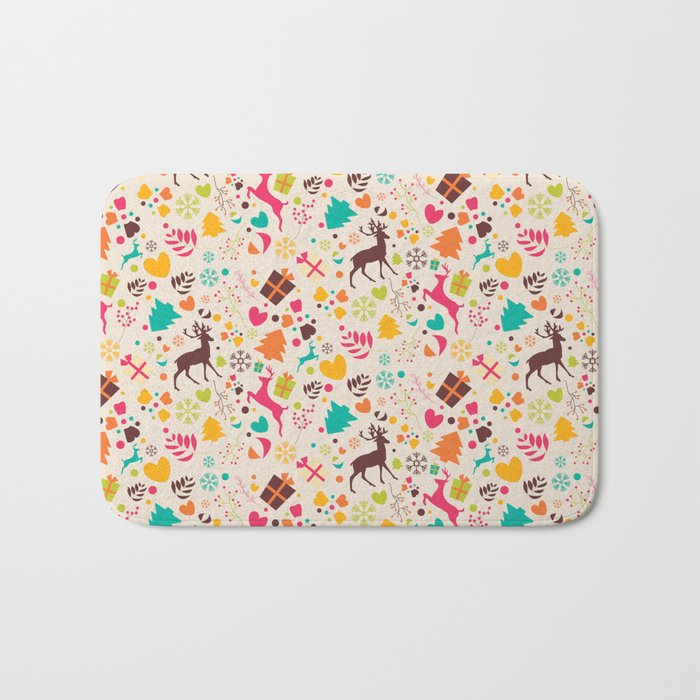 Christmas pattern 01 Bath Mat Gallery Image 1