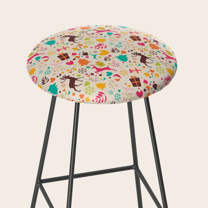 Christmas pattern 01 Stool Gallery Image 2