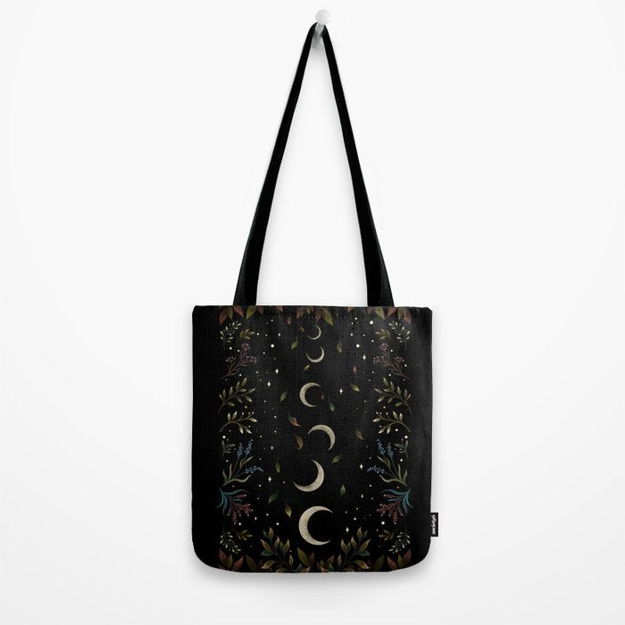 Crescent Moon Garden Tote Bag Gallery Image 2