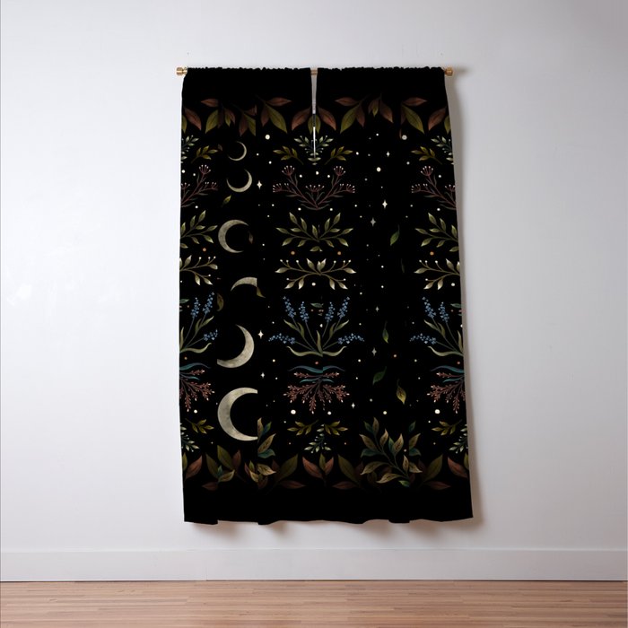 Crescent Moon Garden Window Curtain Gallery Image 3