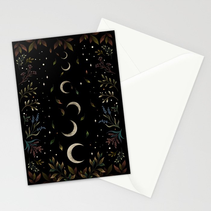 Crescent Moon Garden Stationery Card Gallery Image 2