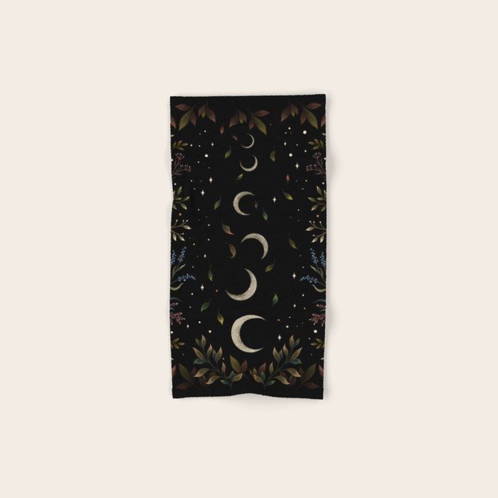 Crescent Moon Garden Bath Towel Gallery Image 1