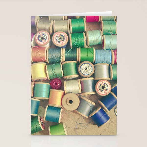 Cotton Reels Stationery Card Gallery Image 2