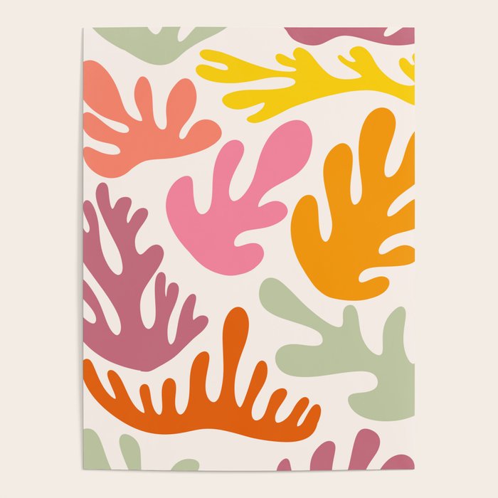 Candy Coral Matisse  Poster Gallery Image 4