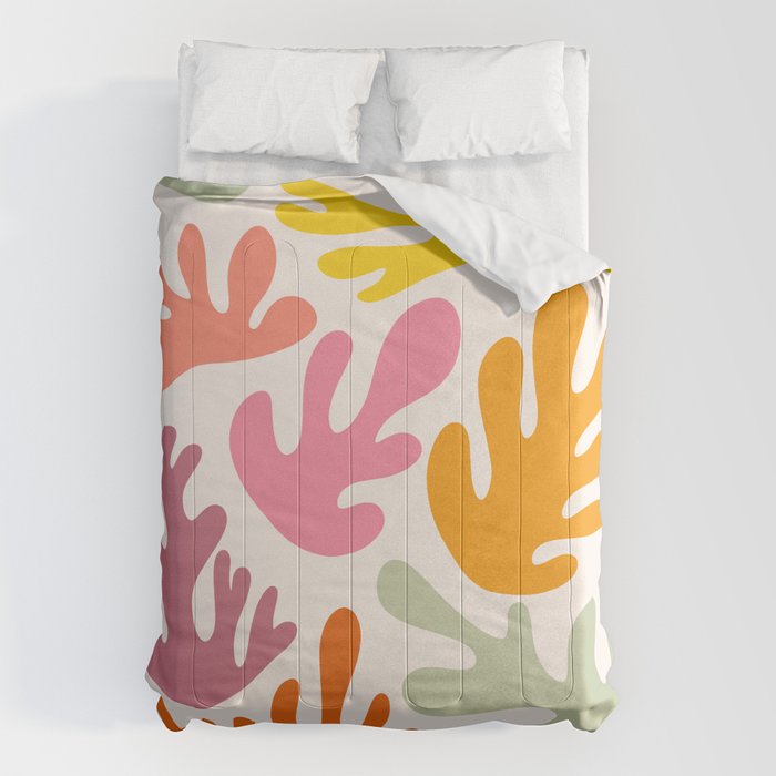Candy Coral Matisse  Comforter Gallery Image 6