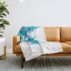 Jazz cup Throw Blanket Gallery Image 1