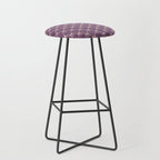 Bows & Ribbons Pattern XXXVI Lavender Purple Stool Gallery Image 1