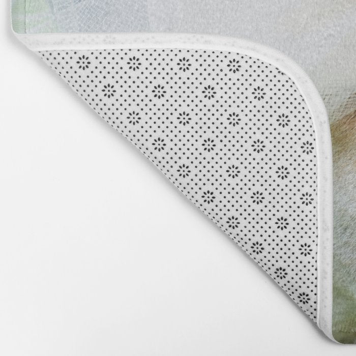 Portrait of a Dog Bath Mat Gallery Image 2