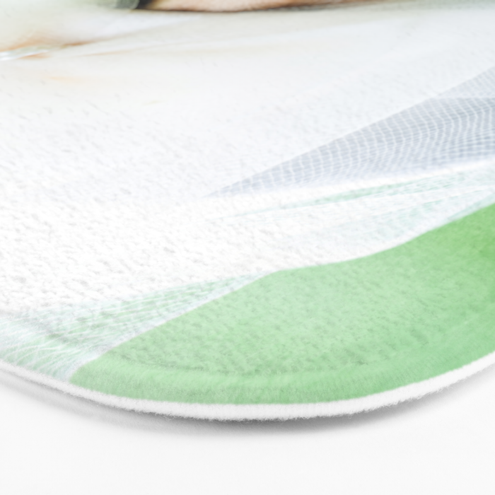 Portrait of a Dog Bath Mat Gallery Image 3