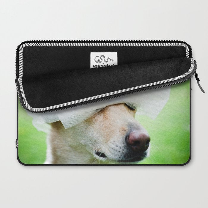 Portrait of a Dog Laptop Sleeve Gallery Image 2