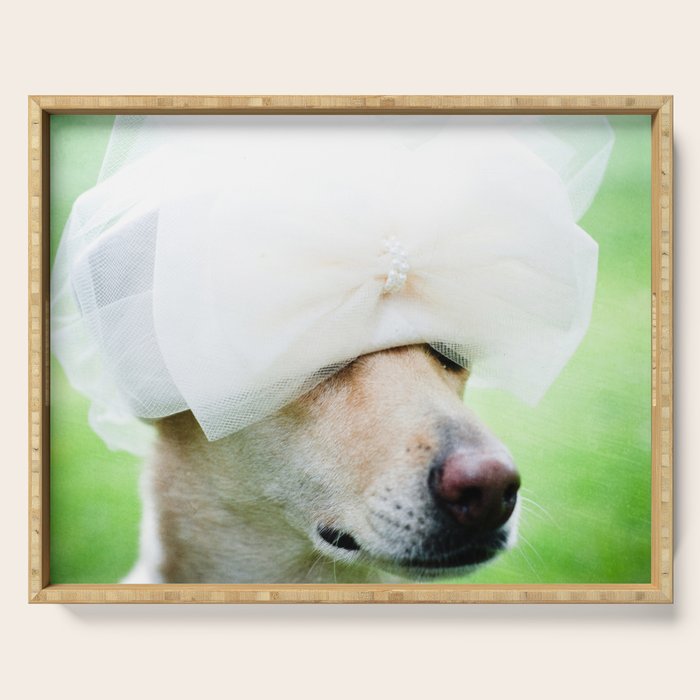 Portrait of a Dog Serving Tray Gallery Image 1