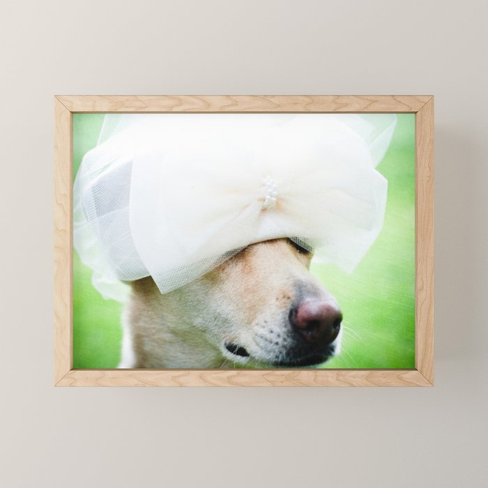 Portrait of a Dog Mini Art Print Gallery Image 1