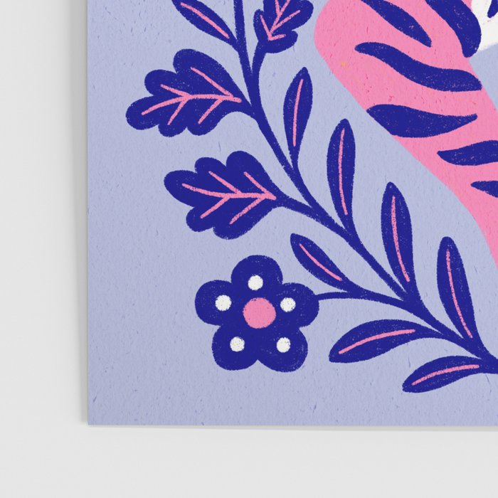 Pink Tiger Illustration - My Back Hurts Poster Gallery Image 3
