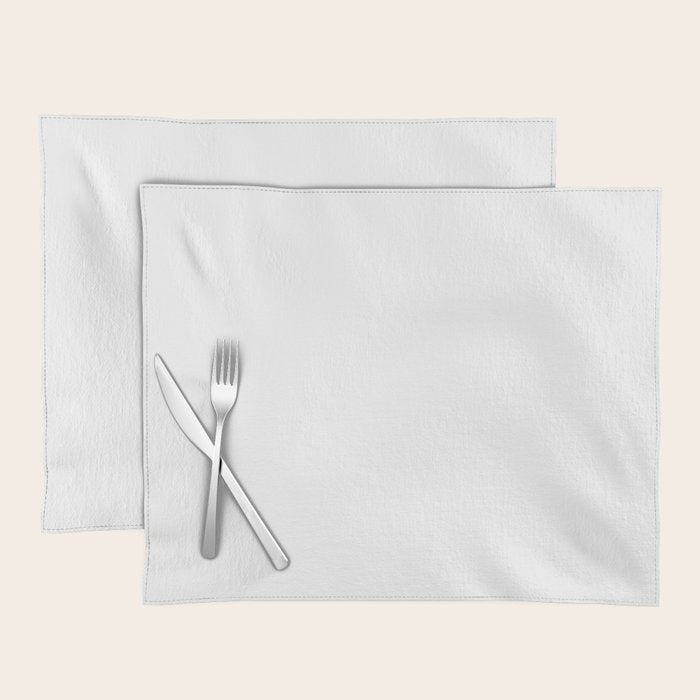 White Placemat Gallery Image 1