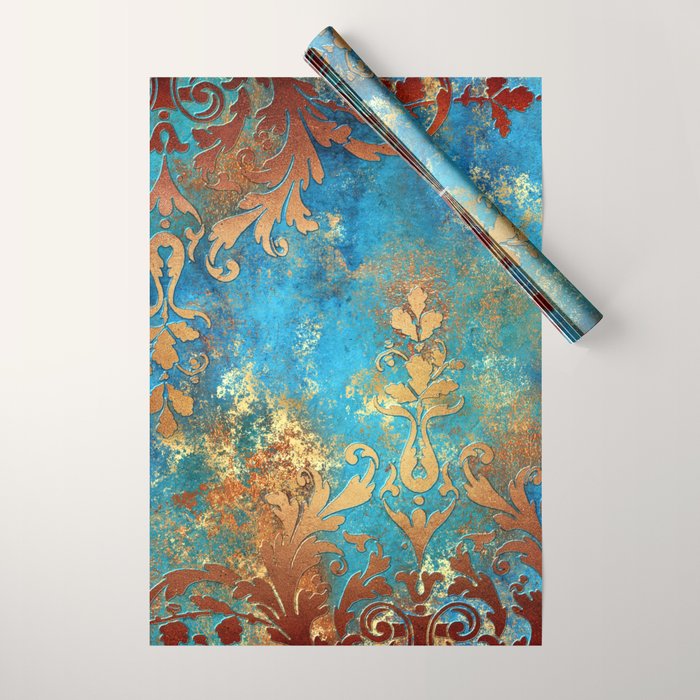 Ornament Rust Texture 02 Wrapping Paper Gallery Image 1