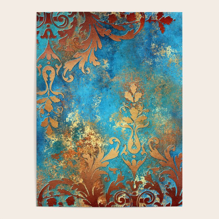Ornament Rust Texture 02 Poster Gallery Image 4
