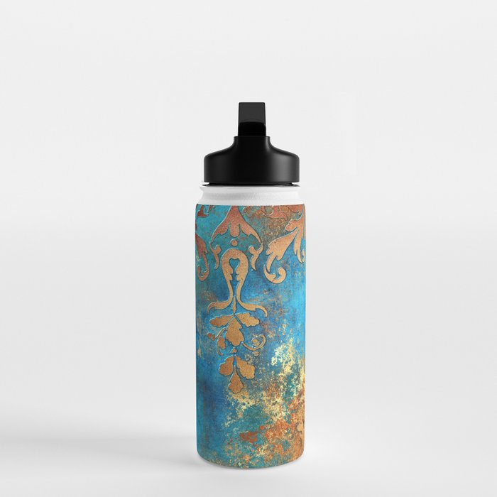 Ornament Rust Texture 02 Water Bottle Gallery Image 3