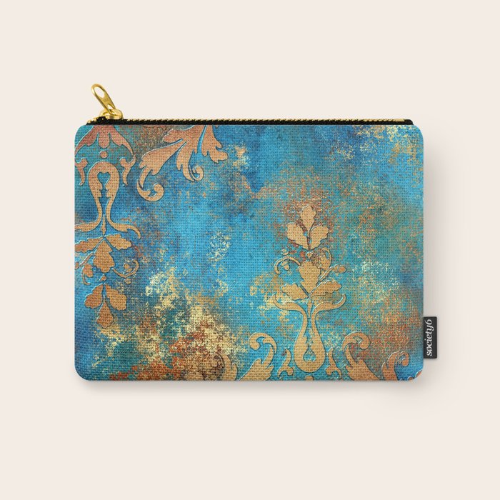 Ornament Rust Texture 02 Carry All Pouch Gallery Image 1