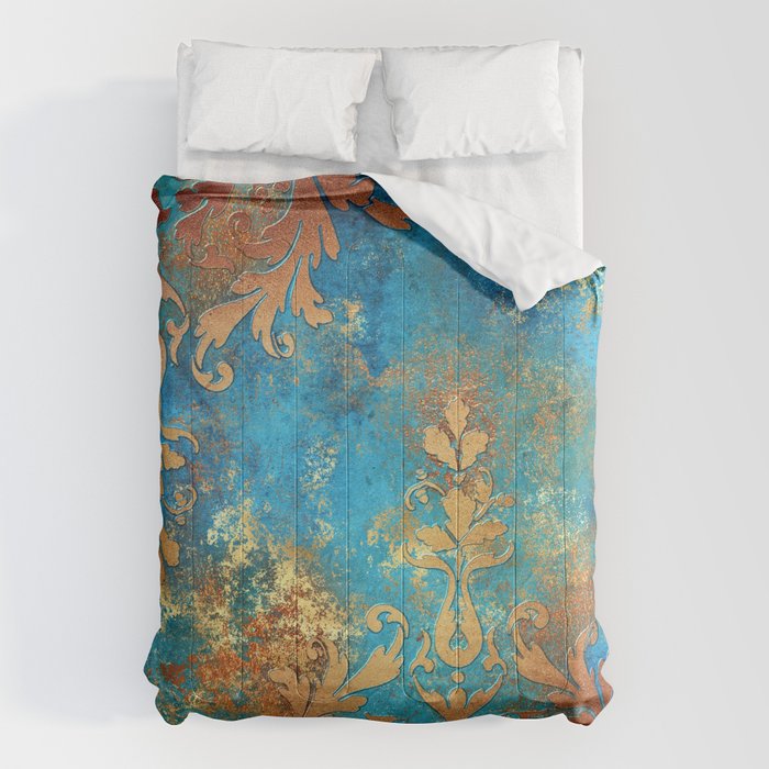 Ornament Rust Texture 02 Comforter Gallery Image 6