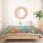 Ornament Rust Texture 02 Duvet Cover Gallery Image 3