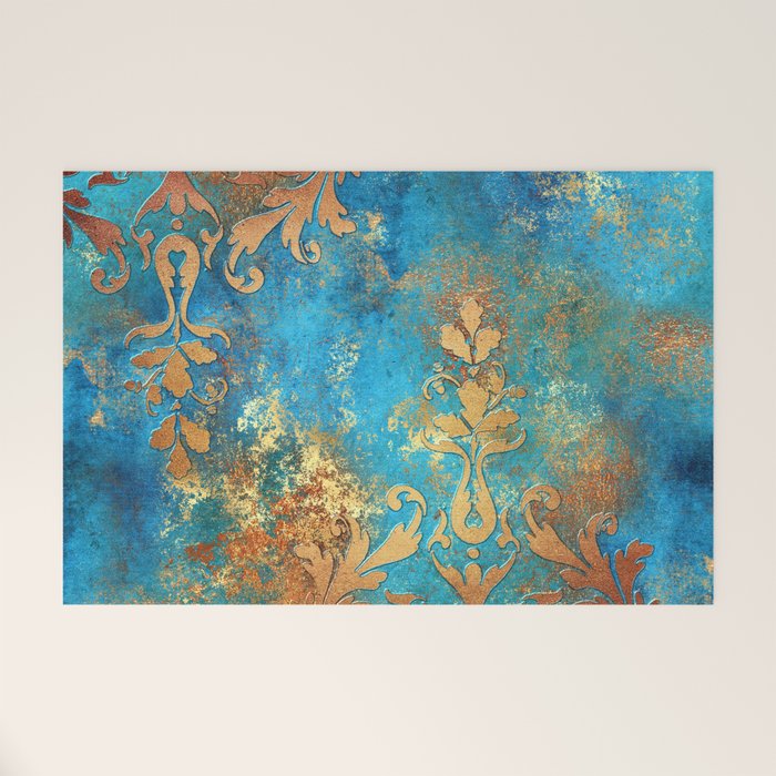 Ornament Rust Texture 02 Welcome Mat Gallery Image 1