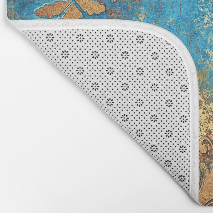 Ornament Rust Texture 02 Bath Mat Gallery Image 2