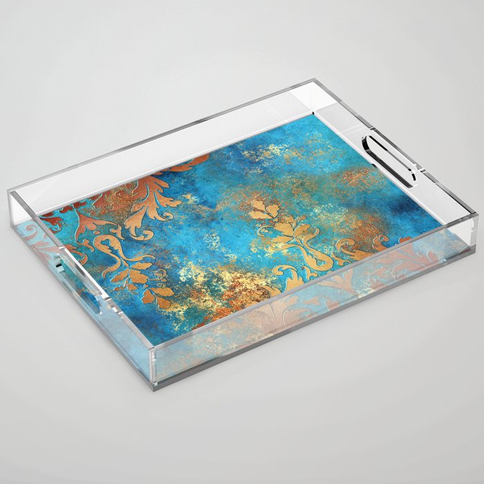 Ornament Rust Texture 02 Acrylic Tray Gallery Image 1