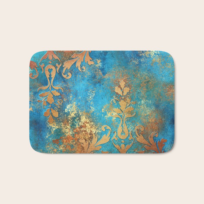 Ornament Rust Texture 02 Bath Mat Gallery Image 1
