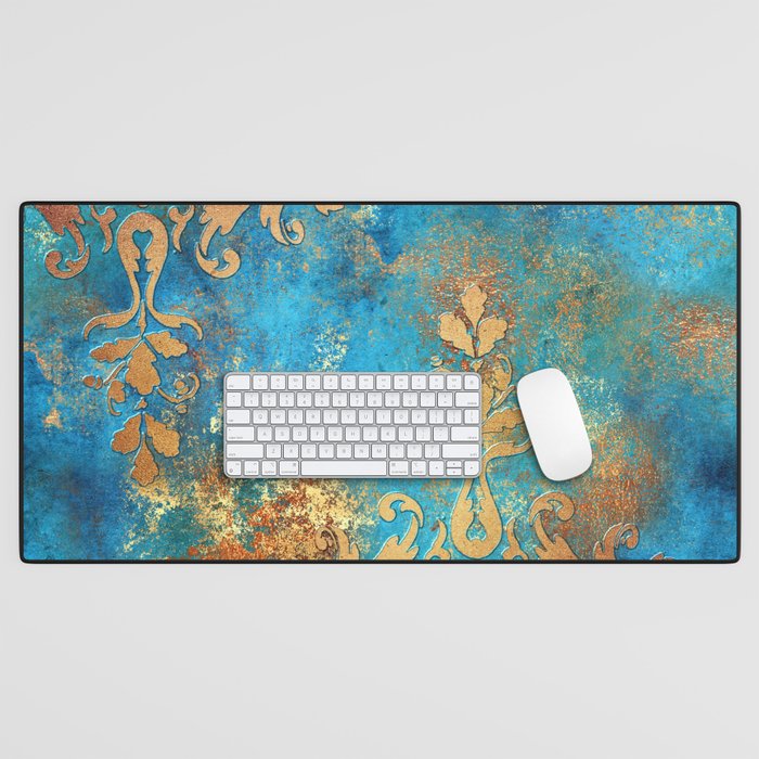 Ornament Rust Texture 02 Desk Mat Gallery Image 1