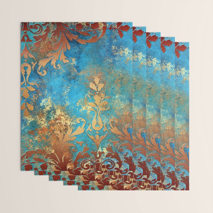 Ornament Rust Texture 02 Wrapping Paper Gallery Image 3