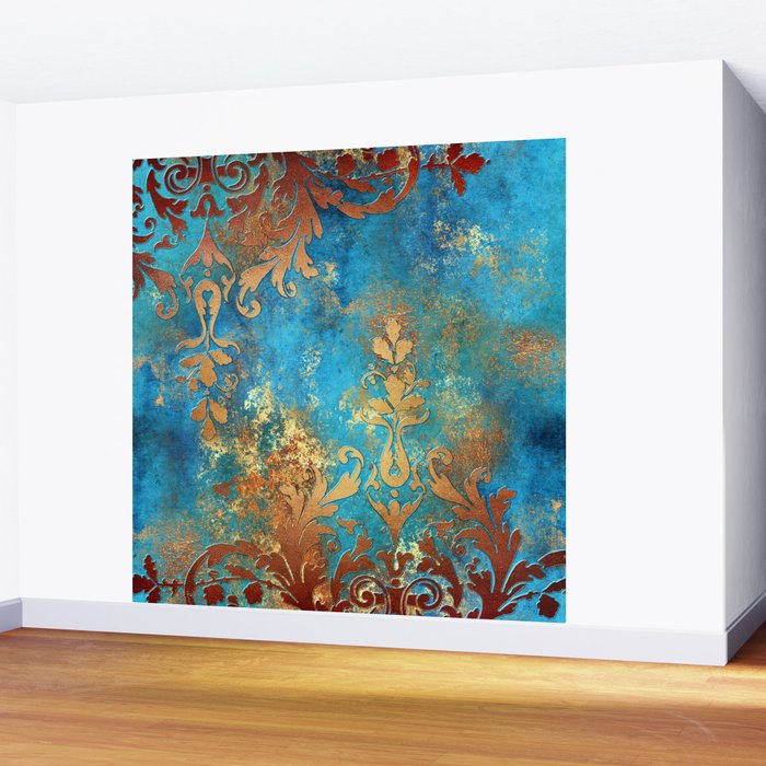 Ornament Rust Texture 02 Wall Mural Gallery Image 2